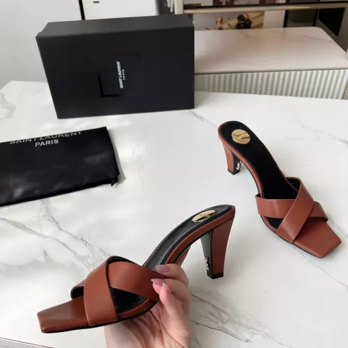 Replica Yves Saint Laurent YSL Slippers For Women #1357275 $92.00 USD for Wholesale