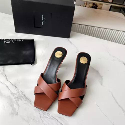 Replica Yves Saint Laurent YSL Slippers For Women #1357275 $92.00 USD for Wholesale