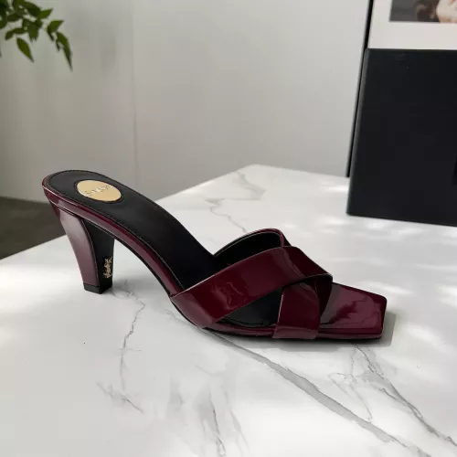 Replica Yves Saint Laurent YSL Slippers For Women #1357278 $92.00 USD for Wholesale