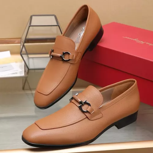 Salvatore Ferragamo Leather Shoes For Men #1357311 $122.00 USD, Wholesale Replica Salvatore Ferragamo Leather Shoes