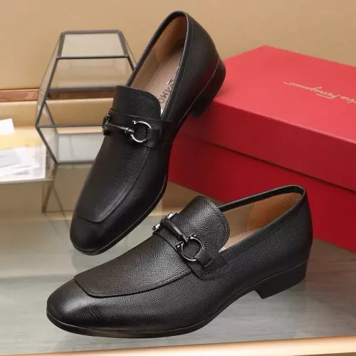Salvatore Ferragamo Leather Shoes For Men #1357312 $122.00 USD, Wholesale Replica Salvatore Ferragamo Leather Shoes