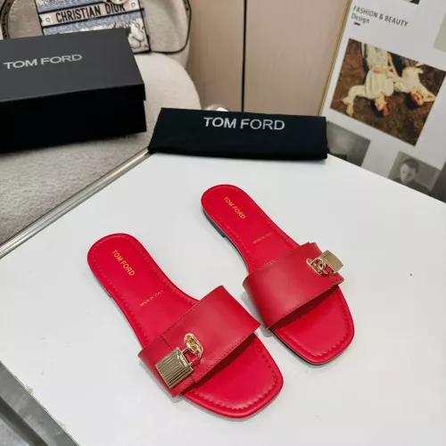Replica Tom Ford Slippers For Women #1357330 $82.00 USD for Wholesale