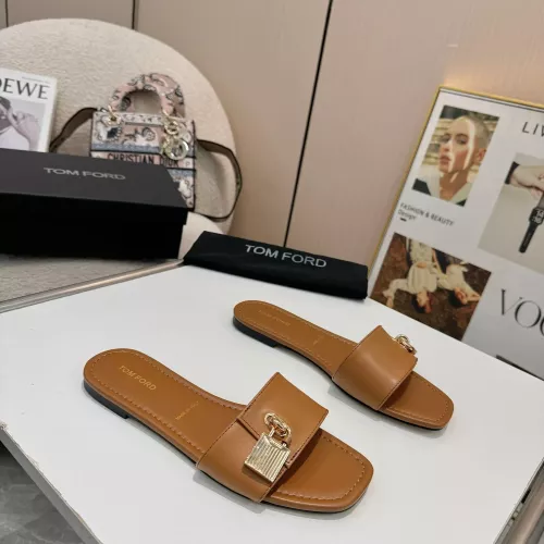 Tom Ford Slippers For Women #1357337 $82.00 USD, Wholesale Replica Tom Ford Slippers