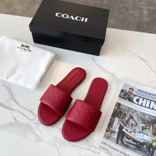Replica Coach Slippers For Women #1357346 $82.00 USD for Wholesale