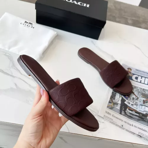 Replica Coach Slippers For Women #1357347 $82.00 USD for Wholesale