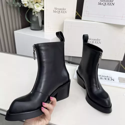 Replica Alexander McQueen Boots For Women #1357510 $105.00 USD for Wholesale