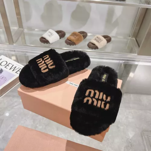 MIU MIU Slippers For Women #1357593 $92.00 USD, Wholesale Replica MIU MIU Slippers