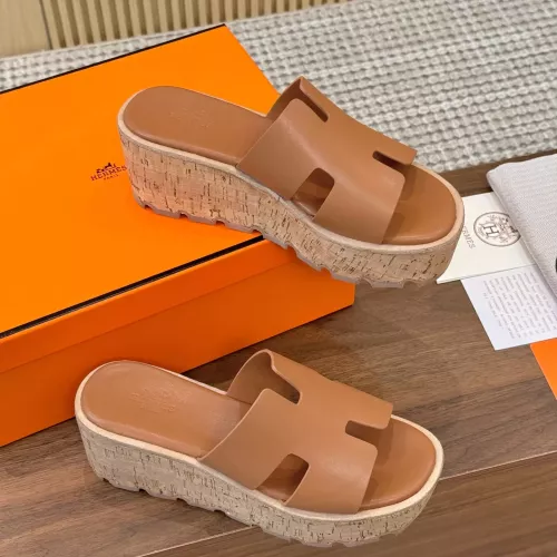 Replica Hermes Slippers For Women #1357612 $82.00 USD for Wholesale