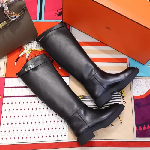 Replica Hermes Boots For Women #1357663 $115.00 USD for Wholesale