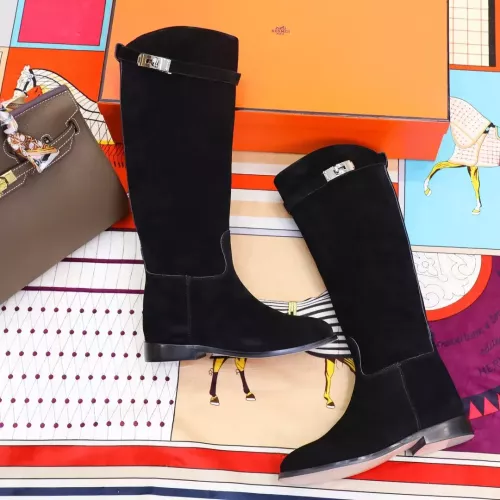 Replica Hermes Boots For Women #1357665 $115.00 USD for Wholesale