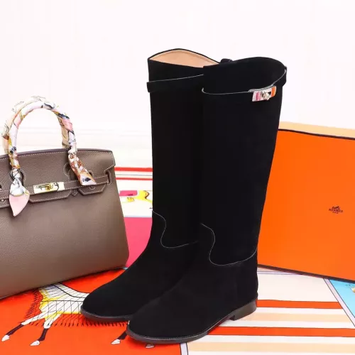 Replica Hermes Boots For Women #1357665 $115.00 USD for Wholesale