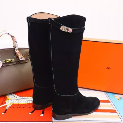 Replica Hermes Boots For Women #1357665 $115.00 USD for Wholesale
