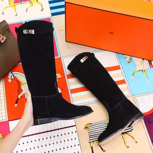 Replica Hermes Boots For Women #1357665 $115.00 USD for Wholesale