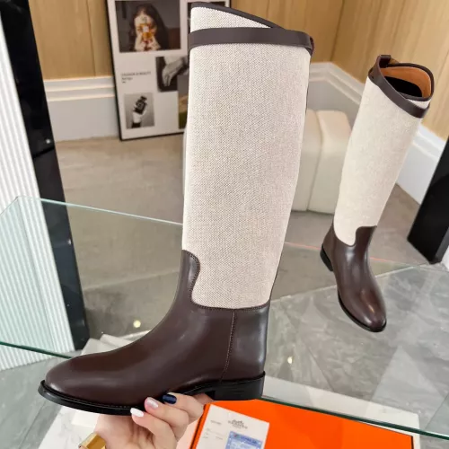 Replica Hermes Boots For Women #1357667 $115.00 USD for Wholesale