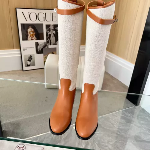 Replica Hermes Boots For Women #1357669 $115.00 USD for Wholesale