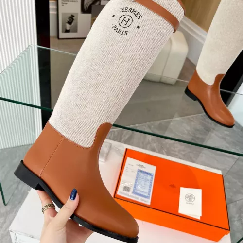 Replica Hermes Boots For Women #1357669 $115.00 USD for Wholesale