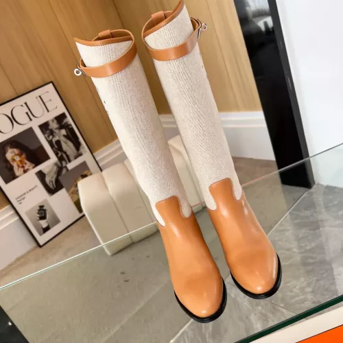 Replica Hermes Boots For Women #1357671 $115.00 USD for Wholesale