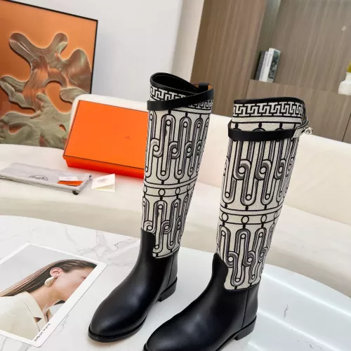 Replica Hermes Boots For Women #1357672 $118.00 USD for Wholesale