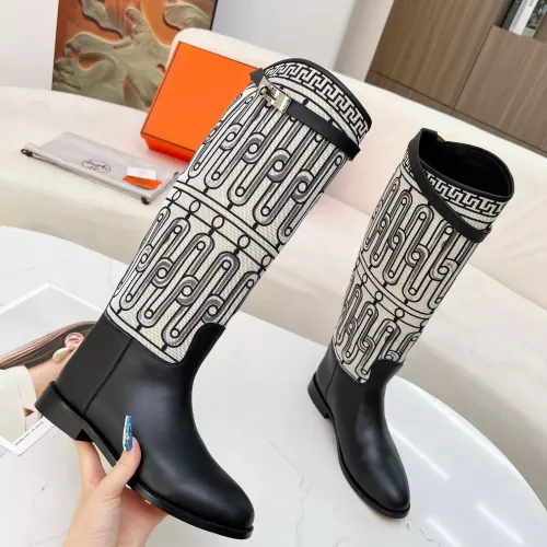 Replica Hermes Boots For Women #1357672 $118.00 USD for Wholesale