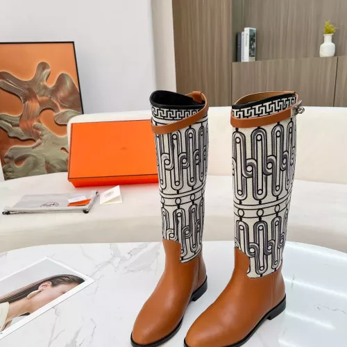 Replica Hermes Boots For Women #1357673 $118.00 USD for Wholesale