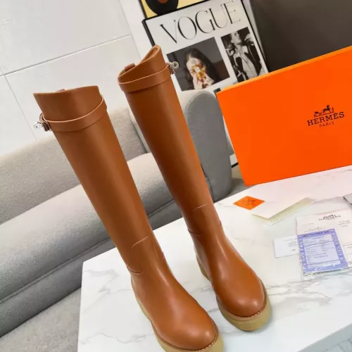 Replica Hermes Boots For Women #1357677 $118.00 USD for Wholesale
