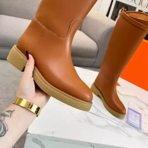 Replica Hermes Boots For Women #1357677 $118.00 USD for Wholesale