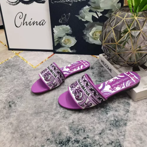 Dolce &amp; Gabbana D&amp;G Slippers For Women #1357725 $115.00 USD, Wholesale Replica Dolce &amp; Gabbana D&amp;G Slippers