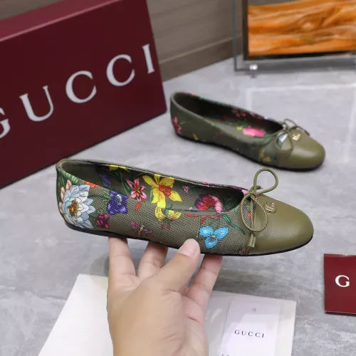 Replica Gucci Flat Shoes For Women #1357804 $108.00 USD for Wholesale
