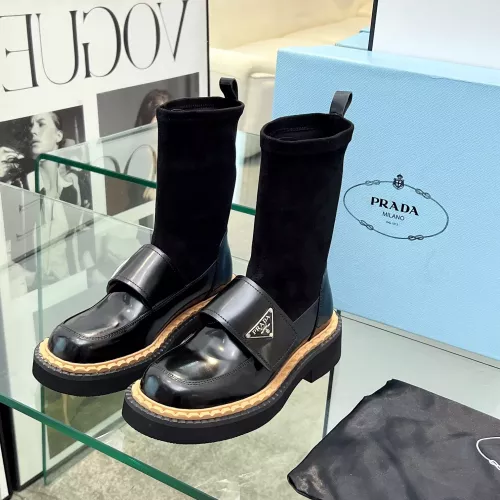 Prada Boots For Women #1357806 $102.00 USD, Wholesale Replica Prada Boots