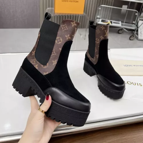Louis Vuitton Boots For Women #1357814 $105.00 USD, Wholesale Replica Louis Vuitton Boots