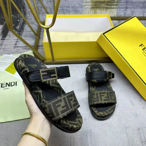 Fendi Slippers For Women #1357889 $82.00 USD, Wholesale Replica Fendi Slippers