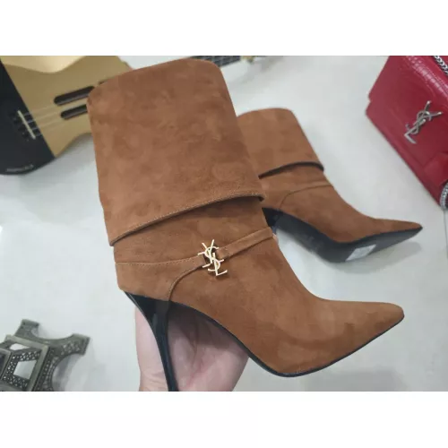 Replica Yves Saint Laurent YSL Boots For Women #1357987 $130.00 USD for Wholesale