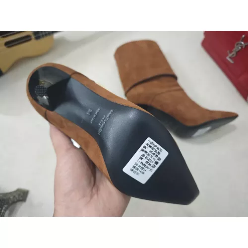Replica Yves Saint Laurent YSL Boots For Women #1357987 $130.00 USD for Wholesale