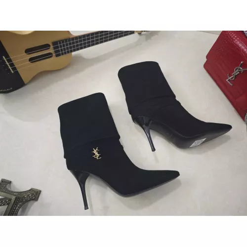 Yves Saint Laurent YSL Boots For Women #1357990 $130.00 USD, Wholesale Replica Yves Saint Laurent YSL Boots