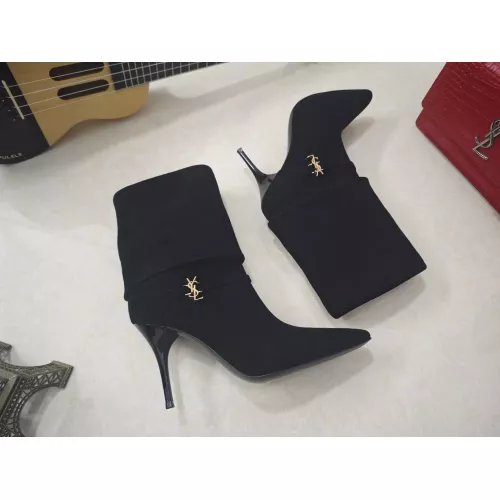 Replica Yves Saint Laurent YSL Boots For Women #1357990 $130.00 USD for Wholesale