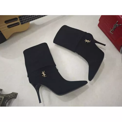 Replica Yves Saint Laurent YSL Boots For Women #1357990 $130.00 USD for Wholesale