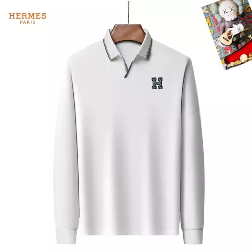 Hermes T-Shirts Long Sleeved For Men #1358060 $40.00 USD, Wholesale Replica Hermes T-Shirts