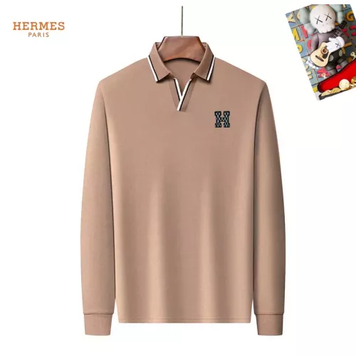 Hermes T-Shirts Long Sleeved For Men #1358061 $40.00 USD, Wholesale Replica Hermes T-Shirts