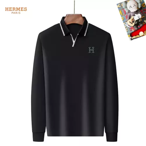 Hermes T-Shirts Long Sleeved For Men #1358066 $40.00 USD, Wholesale Replica Hermes T-Shirts