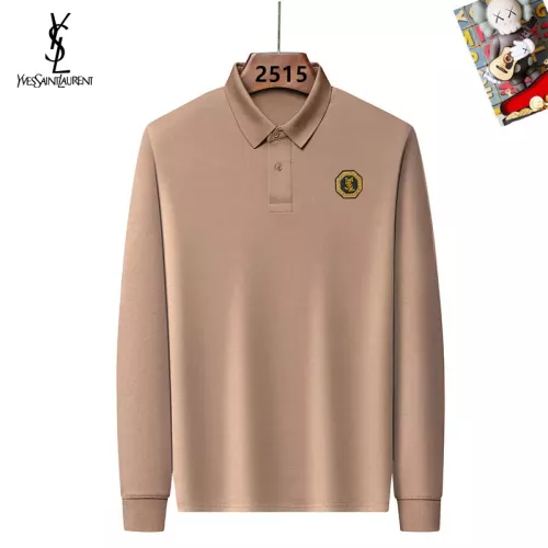Yves Saint Laurent YSL T-shirts Long Sleeved For Men #1358068 $40.00 USD, Wholesale Replica Yves Saint Laurent YSL T-shirts