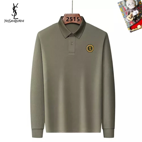 Yves Saint Laurent YSL T-shirts Long Sleeved For Men #1358070 $40.00 USD, Wholesale Replica Yves Saint Laurent YSL T-shirts