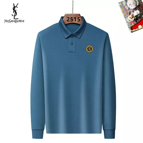 Yves Saint Laurent YSL T-shirts Long Sleeved For Men #1358072 $40.00 USD, Wholesale Replica Yves Saint Laurent YSL T-shirts