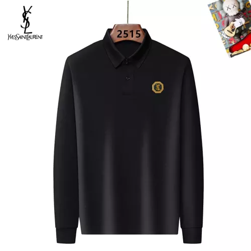 Yves Saint Laurent YSL T-shirts Long Sleeved For Men #1358074 $40.00 USD, Wholesale Replica Yves Saint Laurent YSL T-shirts