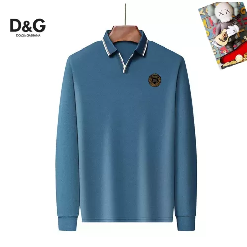 Dolce &amp; Gabbana D&amp;G T-Shirts Long Sleeved For Men #1358091 $40.00 USD, Wholesale Replica Dolce &amp; Gabbana D&amp;G T-Shirts