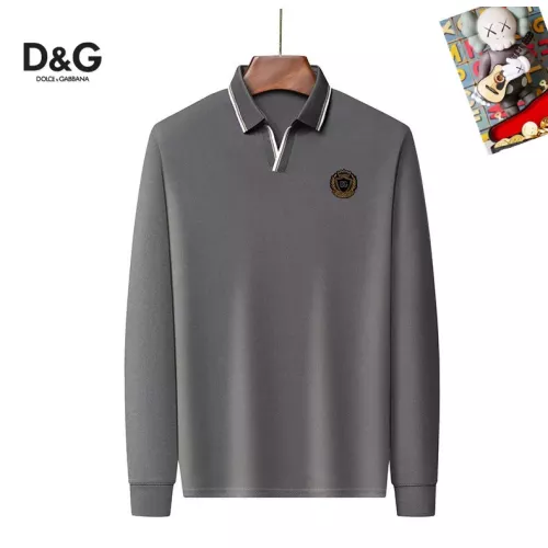 Dolce &amp; Gabbana D&amp;G T-Shirts Long Sleeved For Men #1358093 $40.00 USD, Wholesale Replica Dolce &amp; Gabbana D&amp;G T-Shirts