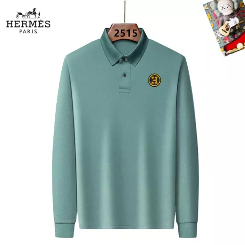 Hermes T-Shirts Long Sleeved For Men #1358124 $40.00 USD, Wholesale Replica Hermes T-Shirts