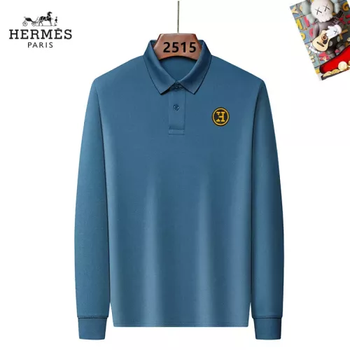 Hermes T-Shirts Long Sleeved For Men #1358125 $40.00 USD, Wholesale Replica Hermes T-Shirts