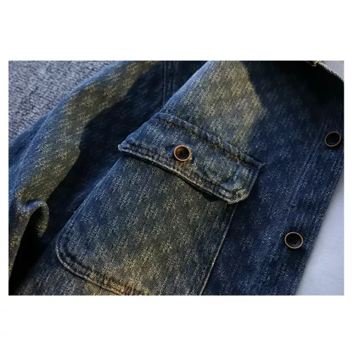 Replica Chrome Hearts Jackets Long Sleeved For Men #1358381 $60.00 USD for Wholesale