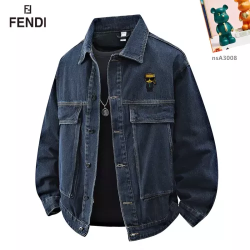 Fendi Jackets Long Sleeved For Men #1358383 $60.00 USD, Wholesale Replica Fendi Jackets