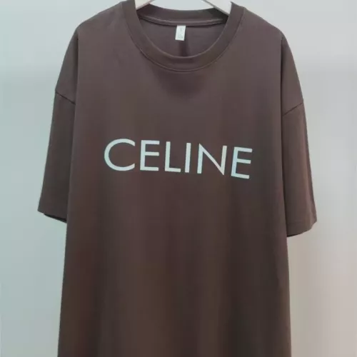 Celine T-Shirts Short Sleeved For Unisex #1358700 $42.00 USD, Wholesale Replica Celine T-Shirts